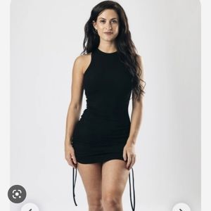 Alphalete Monarch Ribbed Tank Dress Noir XS